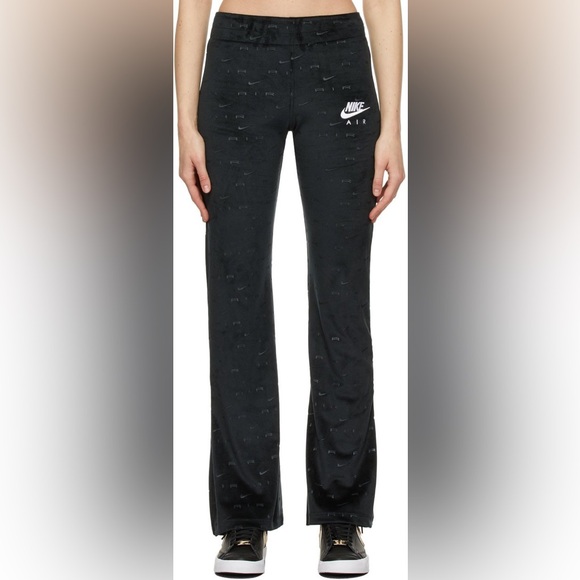 Nike Black Patterned Pants - Picture 1 of 5